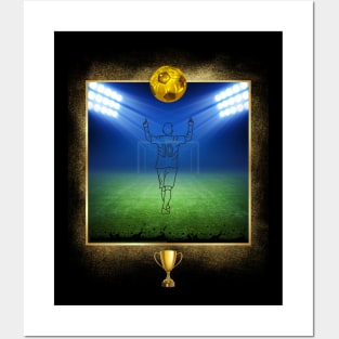 Football soccer lover Posters and Art